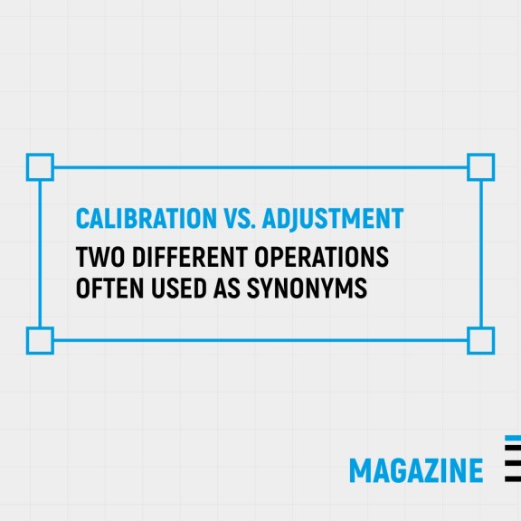 Calibration vs. Adjustment